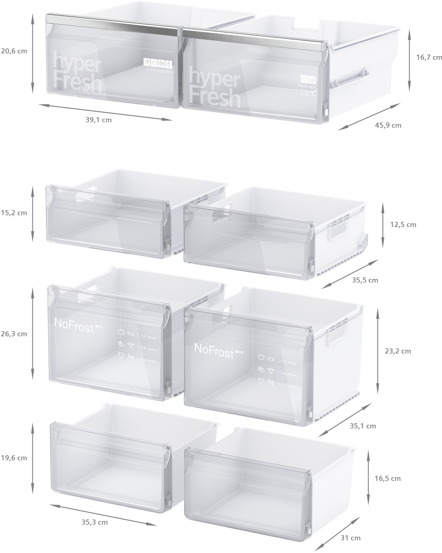 Siemens KF96NAXEA Køl/frys kombination